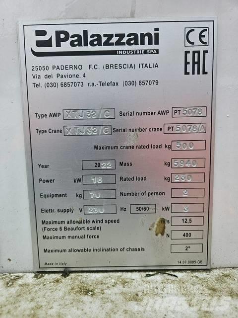 Palazzani XTJ 32C Outros elevadores e plataformas