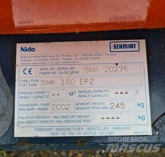 Nido SNK180 EPZ Lâminas de neve e arados