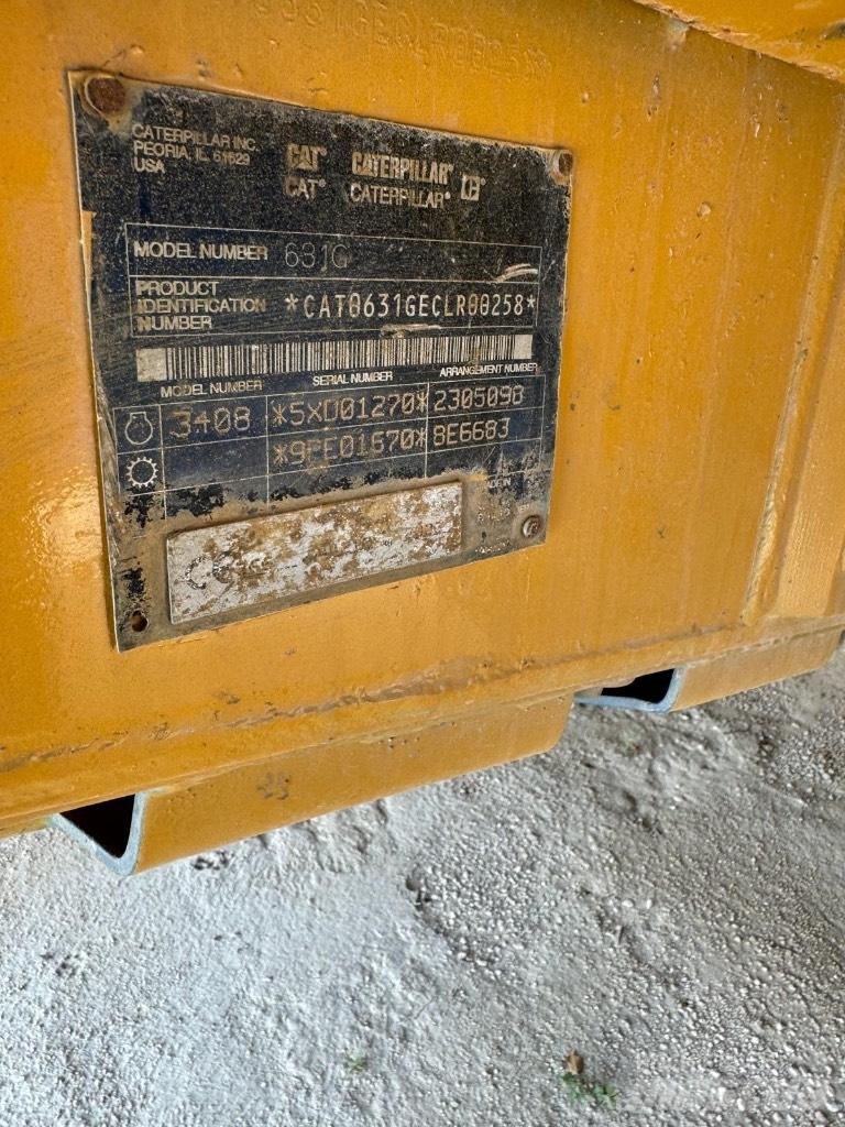 CAT 631 G Raspadores
