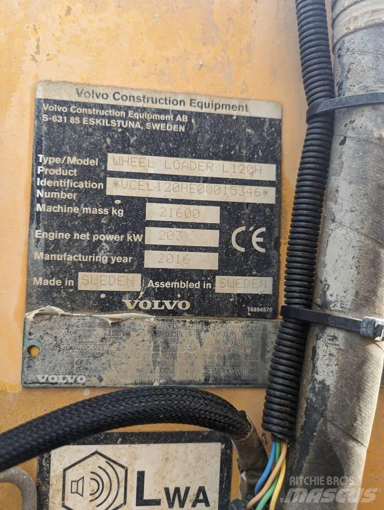 Volvo L 120 H Carregadeiras de rodas
