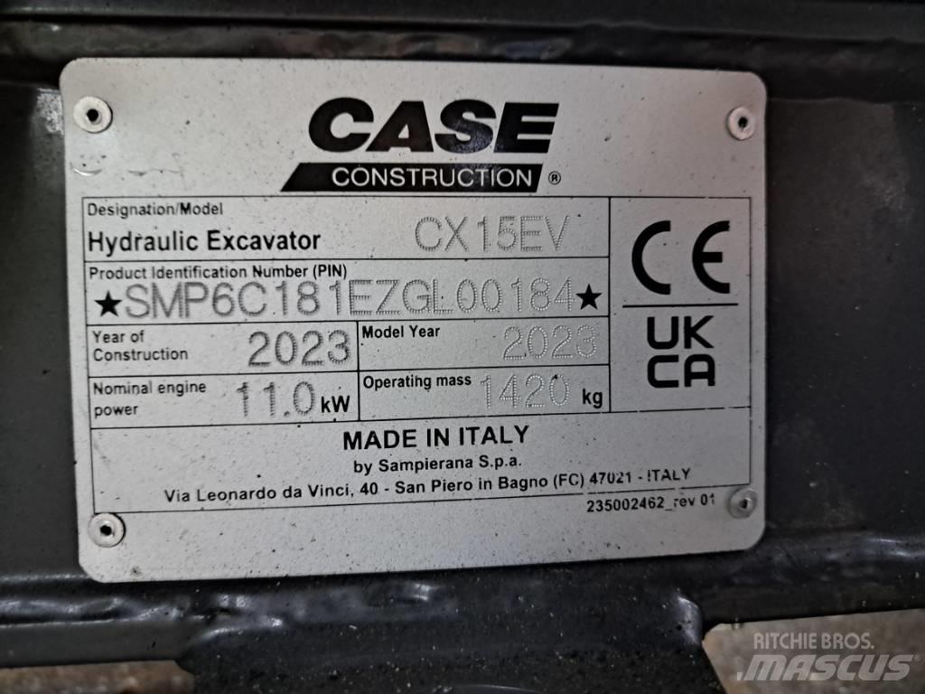 CASE CX15EV Miniescavadeiras