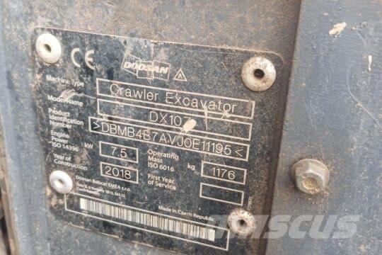 Develon DX 10 Z Miniescavadeiras