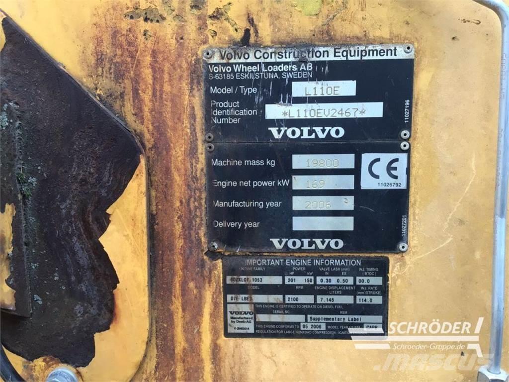 Volvo L 110 E Carregadeiras de rodas