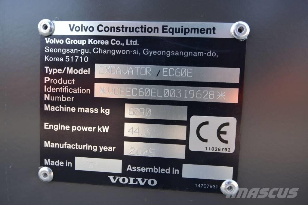 Volvo EC 60 E Miniescavadeiras