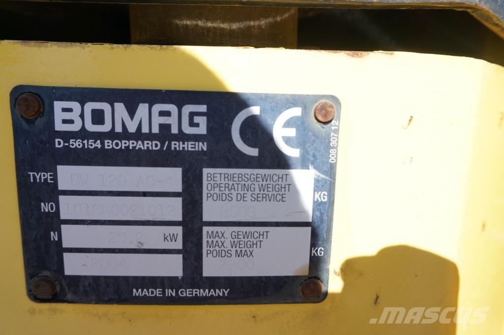Bomag BW 120 AD-4 Cilindros Compactadores tandem