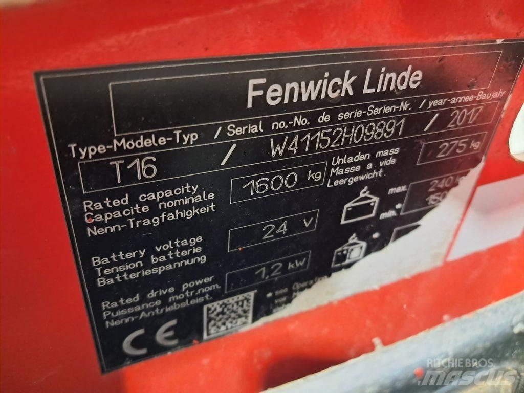 Linde T16 Porta palettes