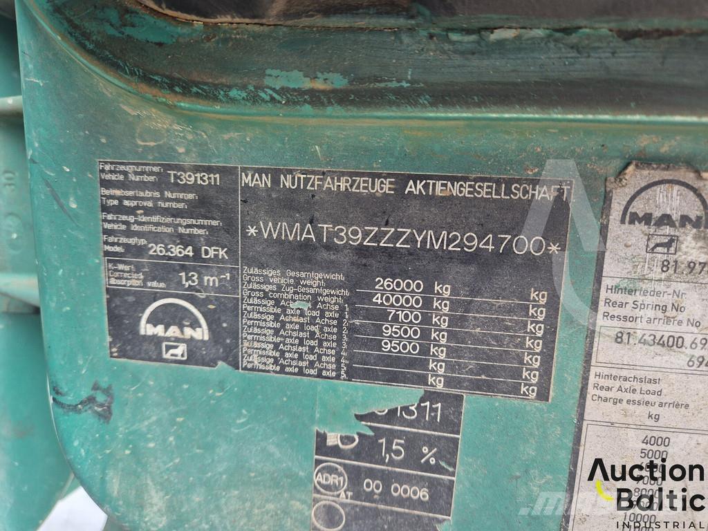MAN 26.364 Camiões basculantes