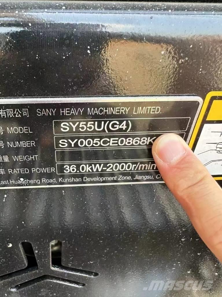 Sany SY 55 U Miniescavadeiras