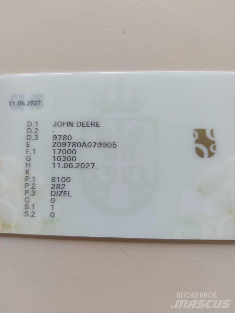 John Deere 9780 CTS Ceifeiras debulhadoras