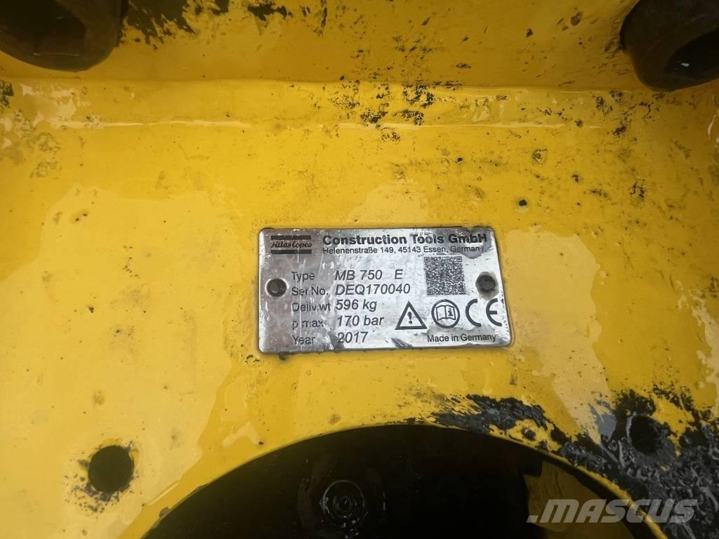 Atlas Copco MB 750 Martelos de quebragem