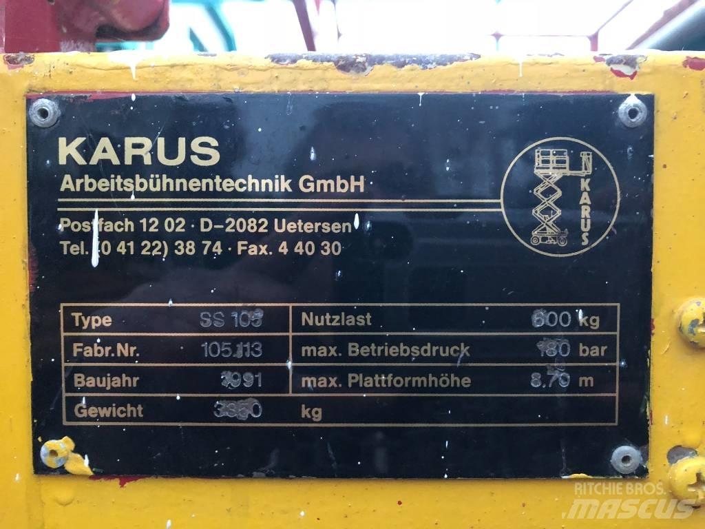 Karus SS105  V-3404 Plataformas de Mastro Vertical