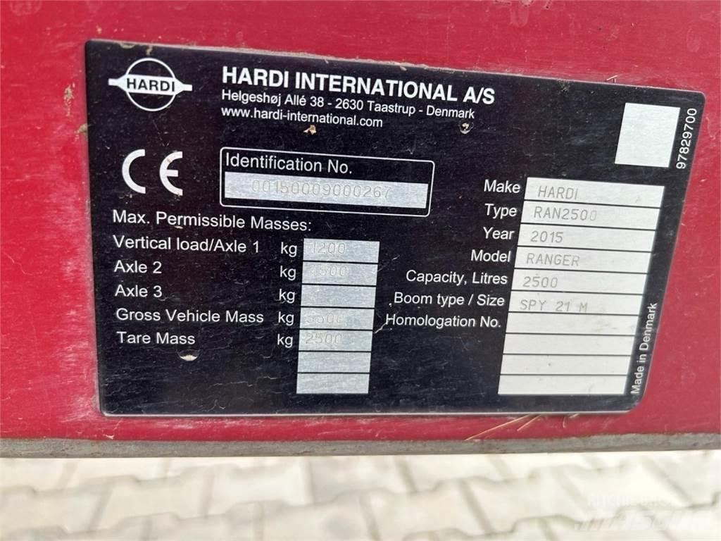Hardi Ranger 2500 Pulverizadores rebocados