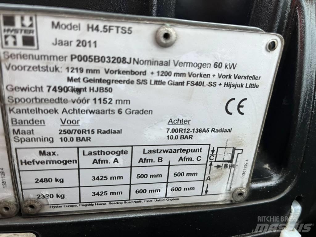 Hyster H4.5 Empilhadores Diesel