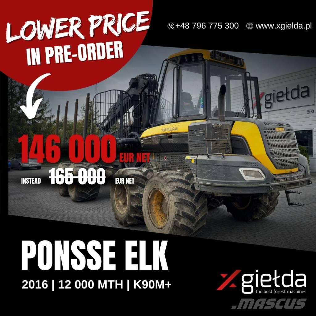 Ponsse Elk Forwarders florestais