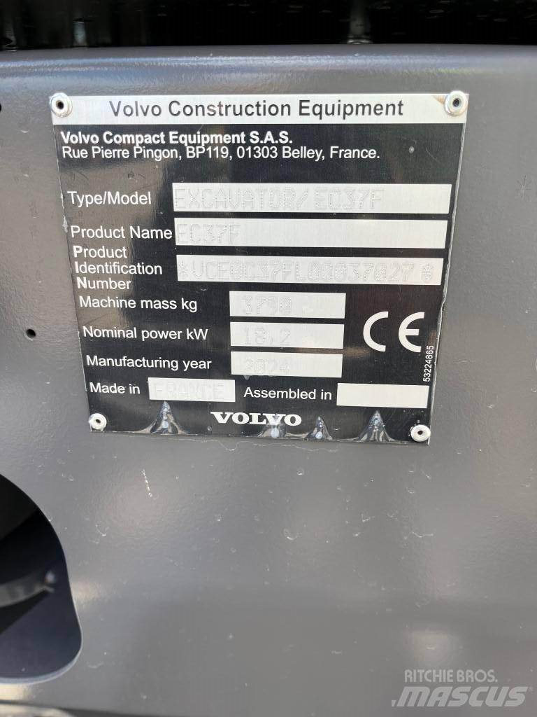 Volvo EC37F Miniescavadeiras