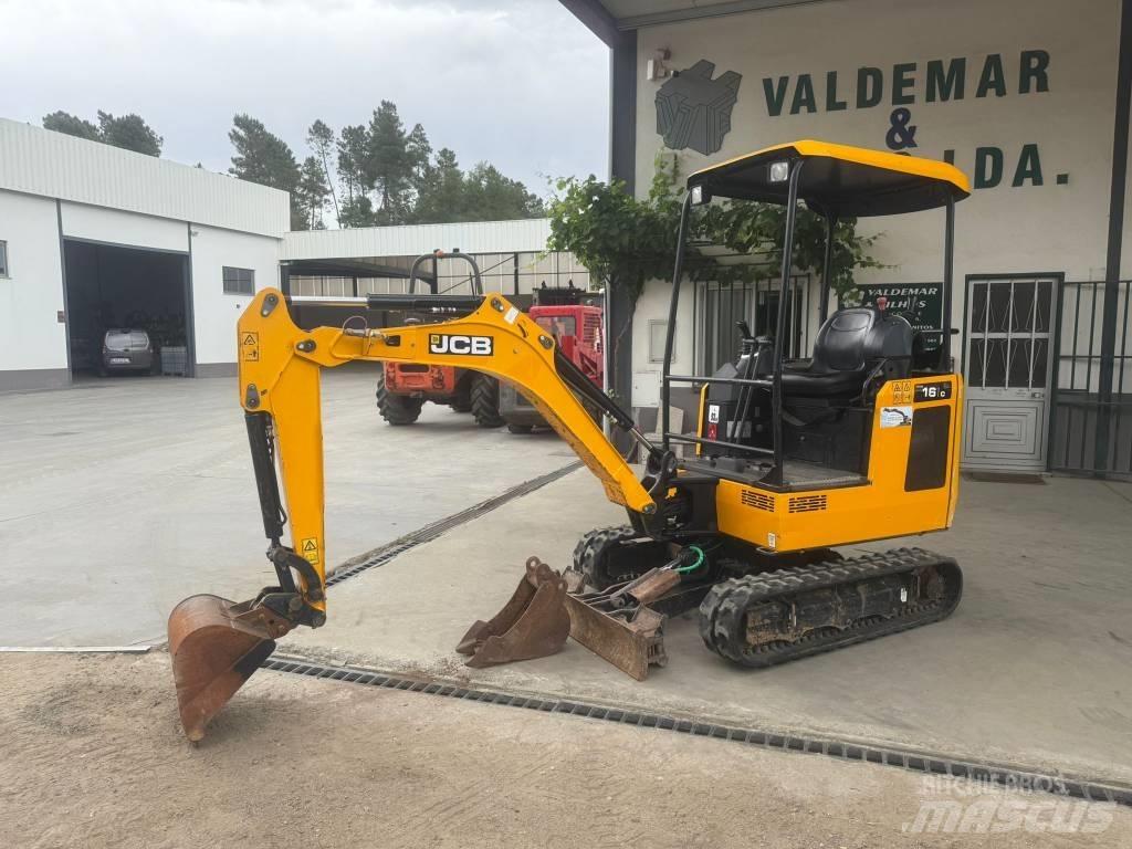 JCB 16 C-1, 821h Miniescavadeiras