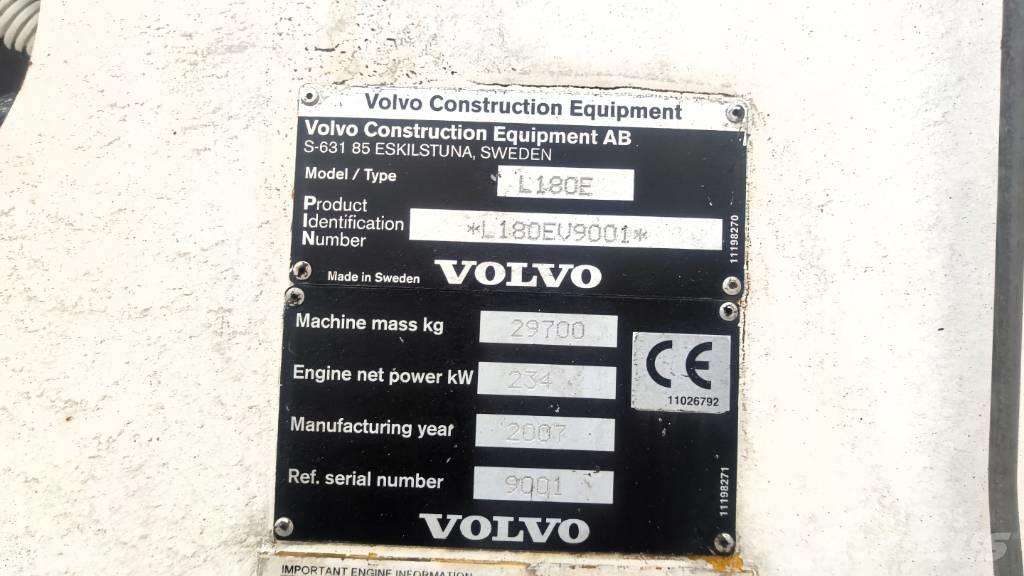 Volvo L 180 E Carregadeiras de rodas