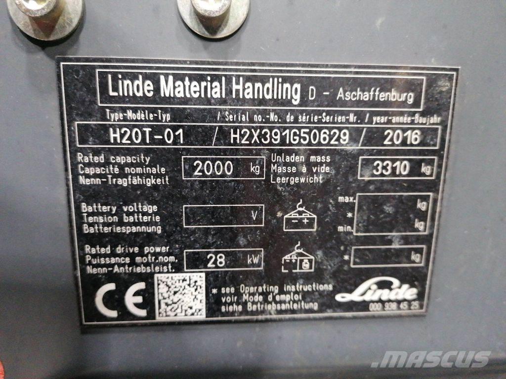 Linde H20T-01 Empilhadores a gás