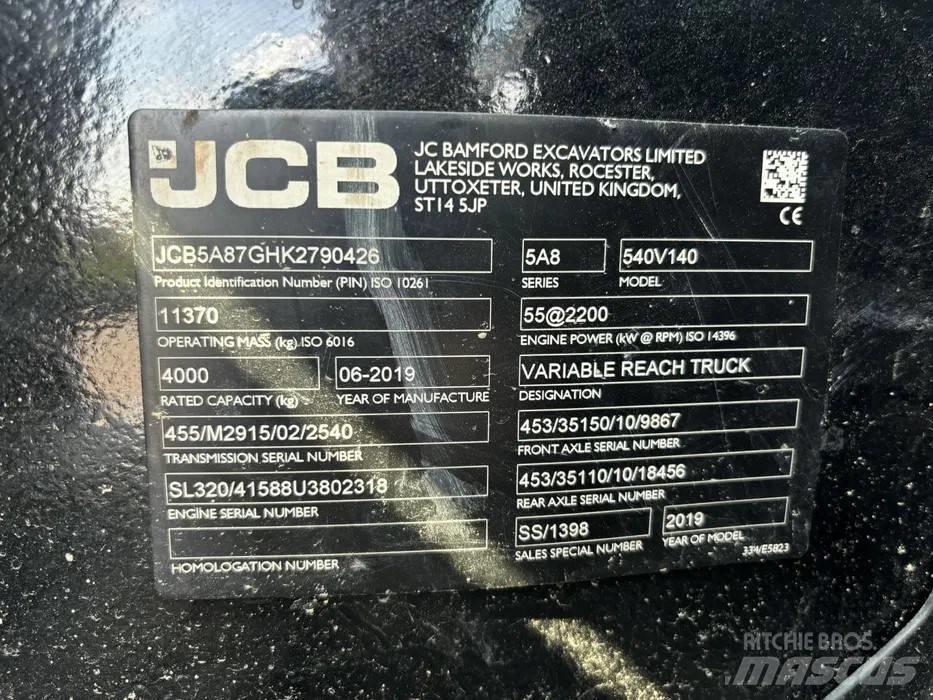 JCB 540-140 Manipulador telescópico
