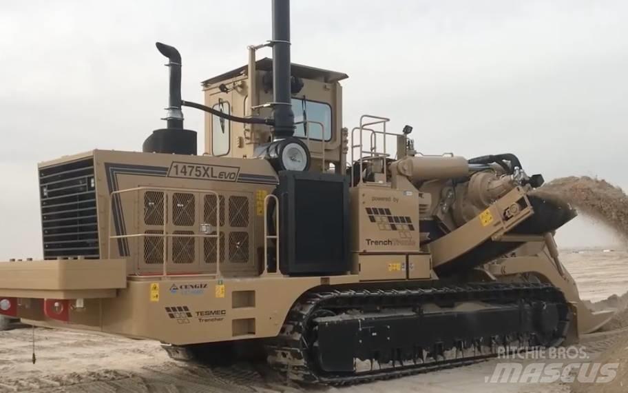 Tesmec T1475XL Serras para Betão e Pedra