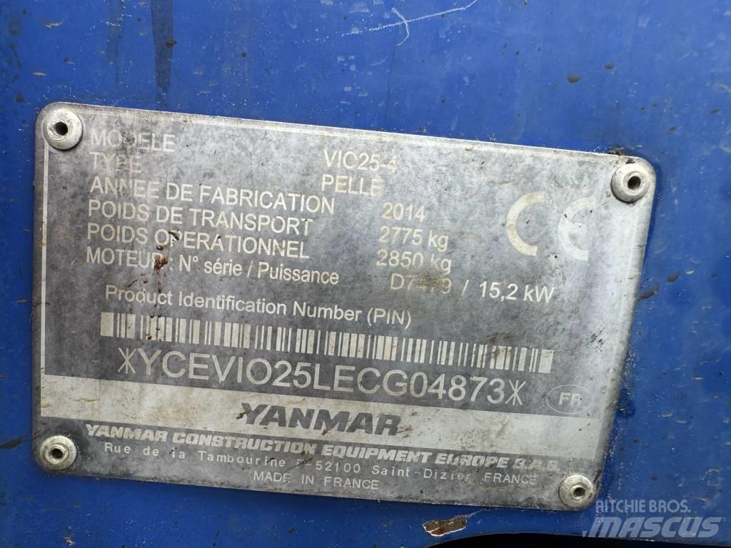 Yanmar Vio 25-4 Miniescavadeiras