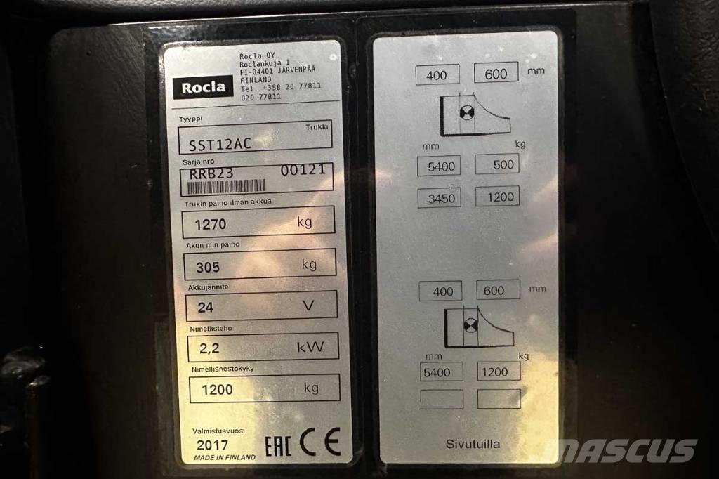 Rocla SST 12 AC Self propelled stackers