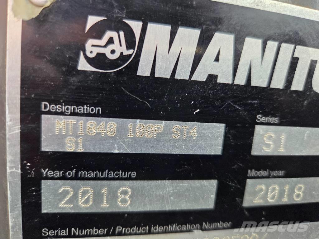 Manitou MT 1840 Manipulador telescópico