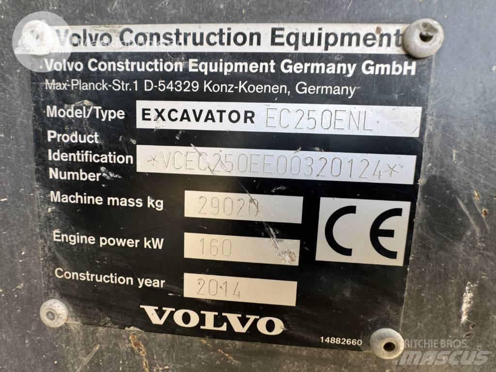 Volvo EC 250 E N L Escavadeiras de esteiras
