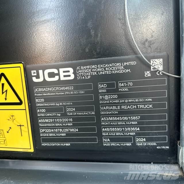 JCB 541-70 Manipulador telescópico