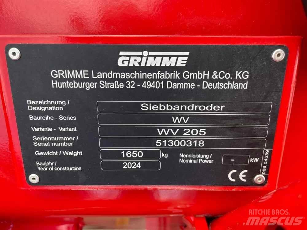 Grimme WV 205 Agricultura - Outros
