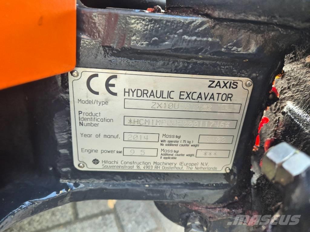 Hitachi ZX 10 U-2 Miniescavadeiras