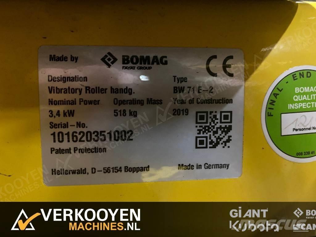 Bomag BW71E-2 Cilindros Compactadores de pneus