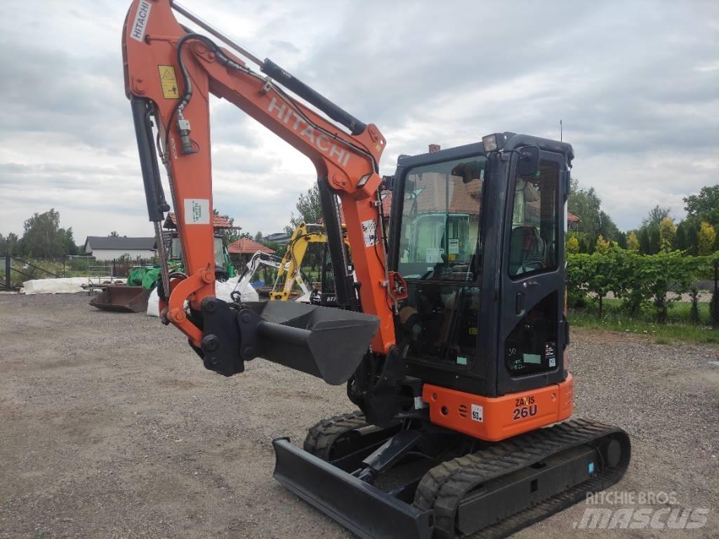 Hitachi ZX 26 U-6 Miniescavadeiras