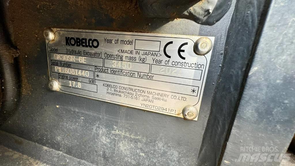Kobelco SK 30 SR-6E Miniescavadeiras
