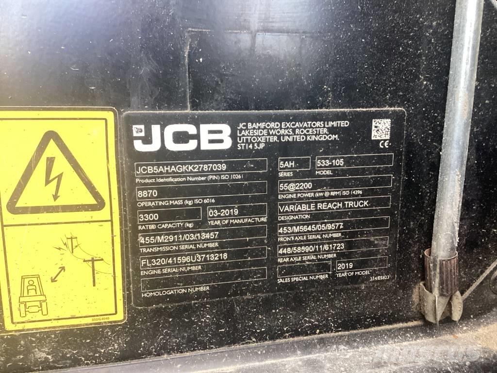 JCB 533-105 Manipulador telescópico