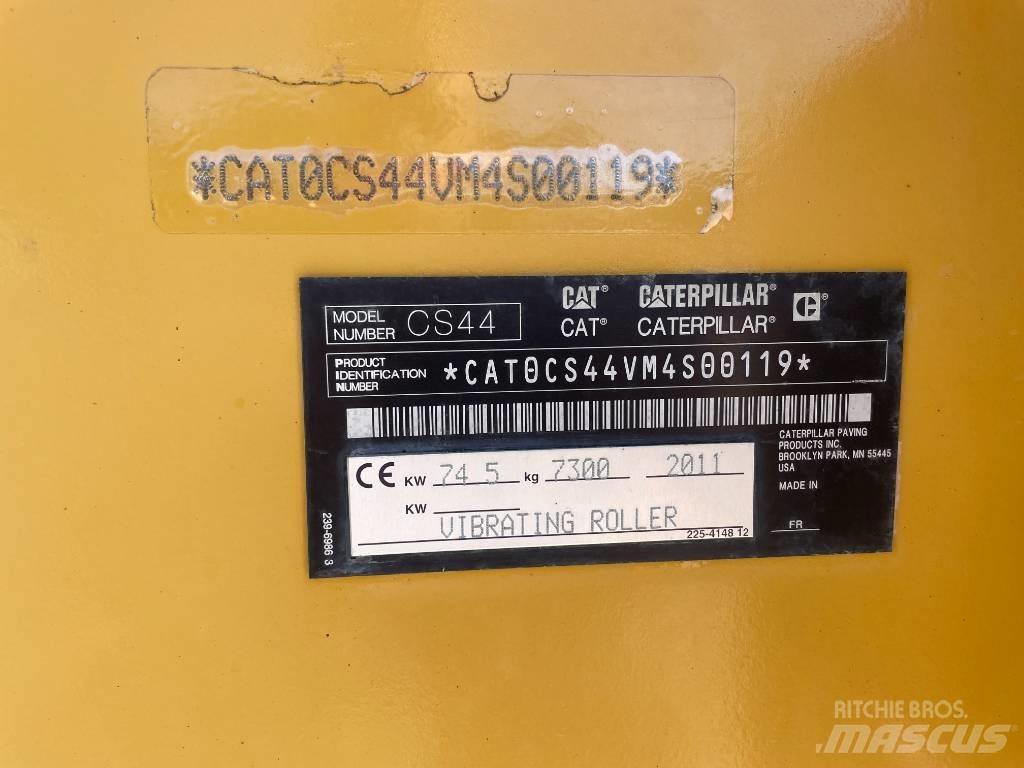 CAT CS44 Cilindros Compactadores monocilíndricos