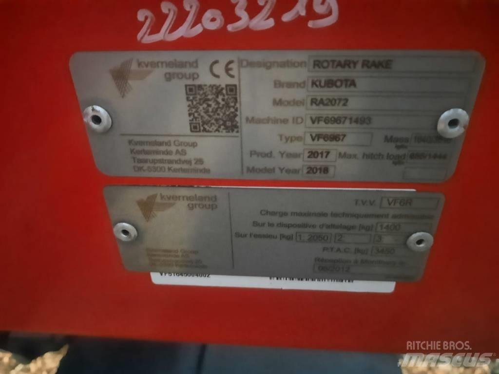 Kubota RA2072 Ancinho virador