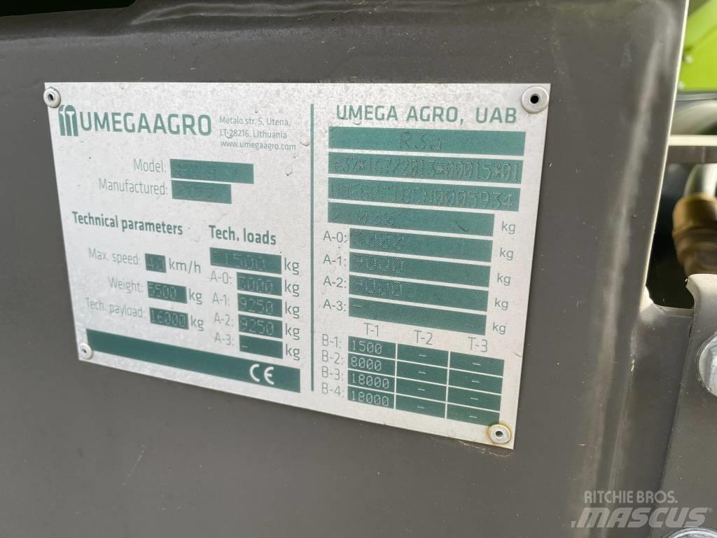 Umega SPC18 Reboques Agrícolas basculantes
