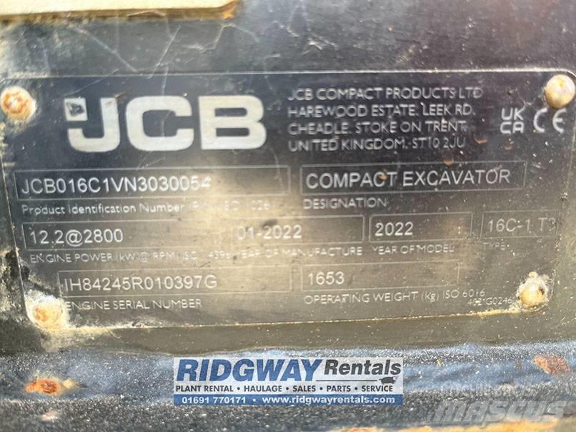 JCB 16 C-1 Miniescavadeiras