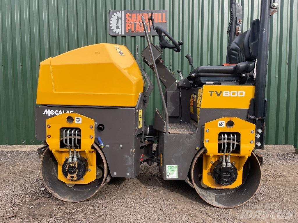 Mecalac TV 800 Cilindros Compactadores tandem