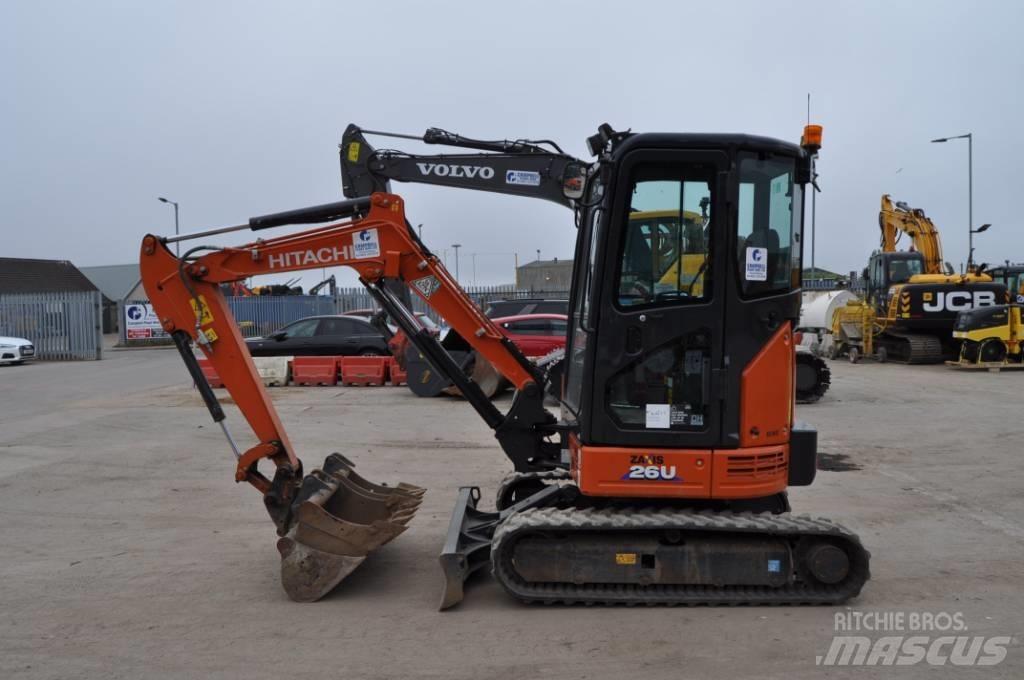Hitachi ZX 26 U-6 Miniescavadeiras