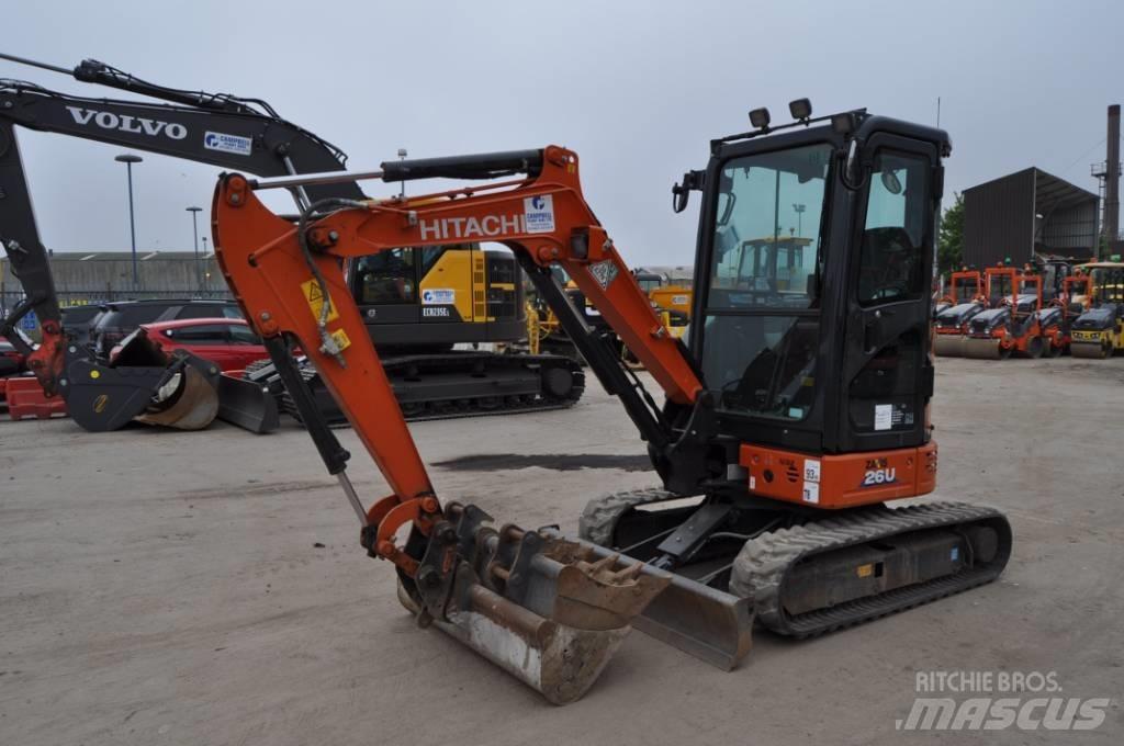 Hitachi ZX 26 U-6 Miniescavadeiras