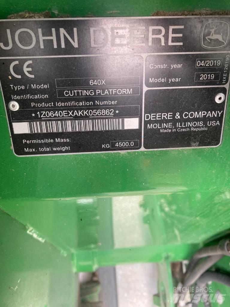John Deere 640 X Ceifeiras debulhadoras