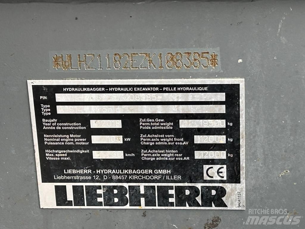 Liebherr A914 / LH18M Movimentação cargas - Outros
