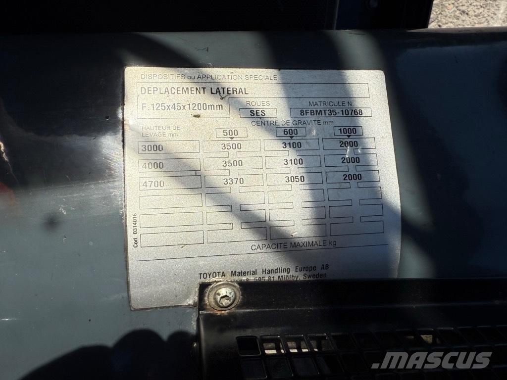Toyota 8 FBMT 35 Empilhadores eléctricos