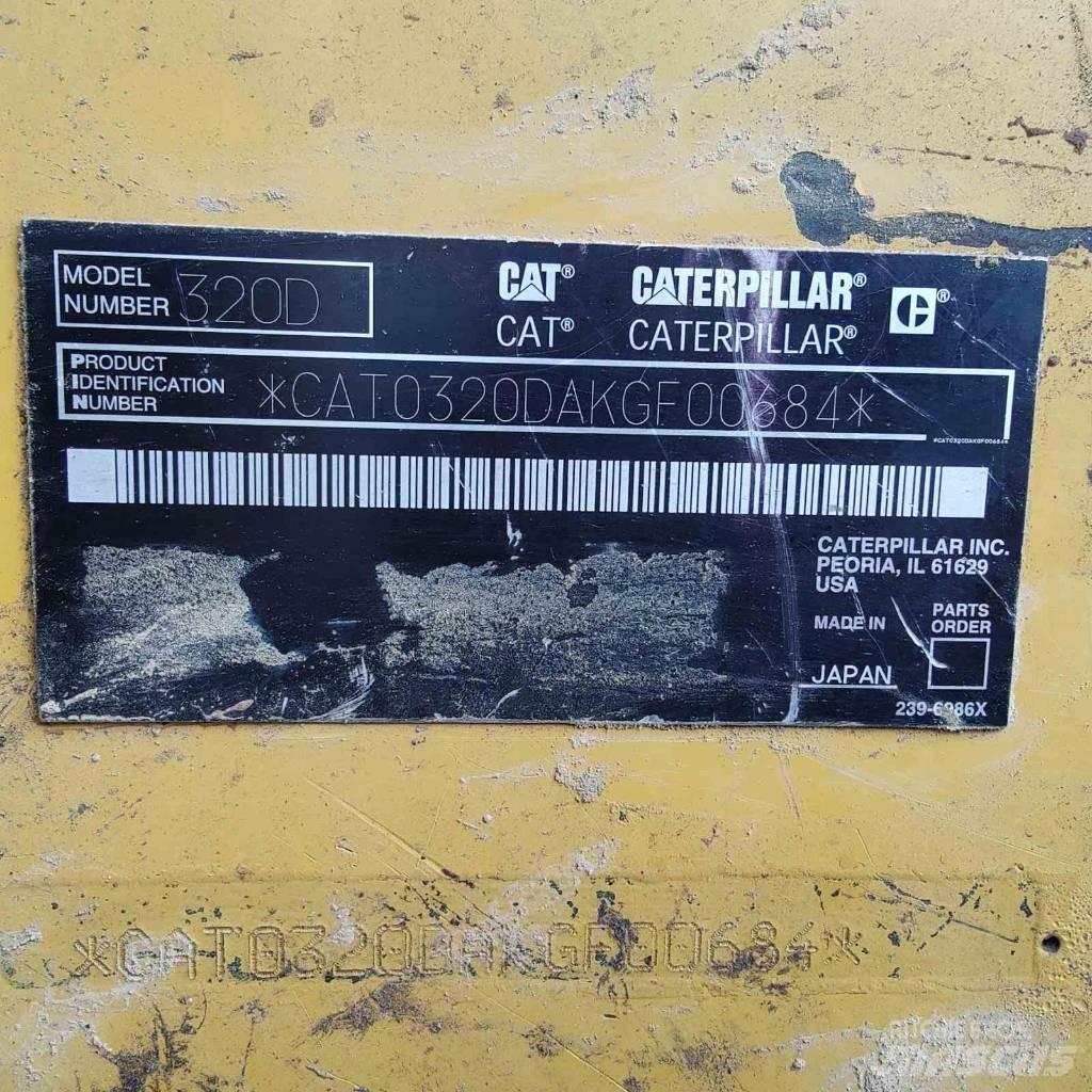 CAT 320 Escavadeiras de esteiras