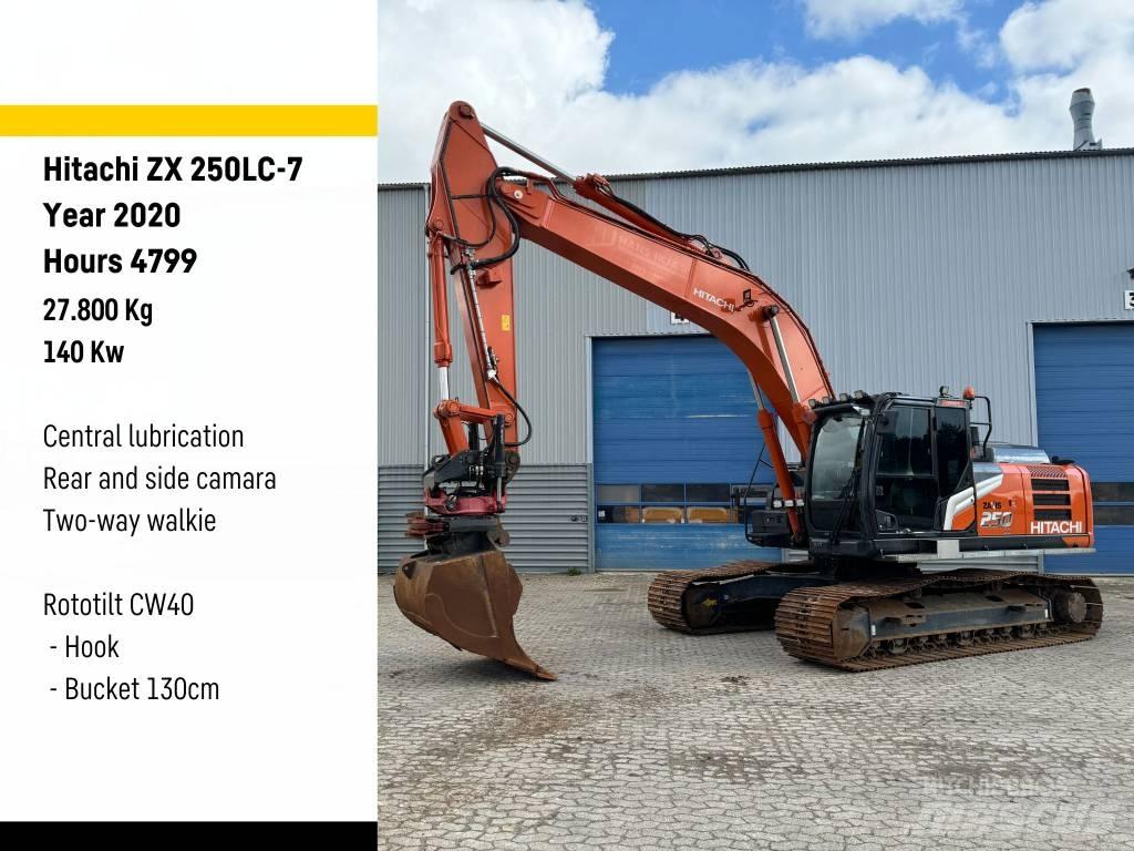 Hitachi ZX250-7 Escavadeiras de esteiras