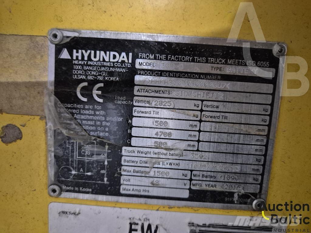 Hyundai 30B-9 Empilhadores eléctricos