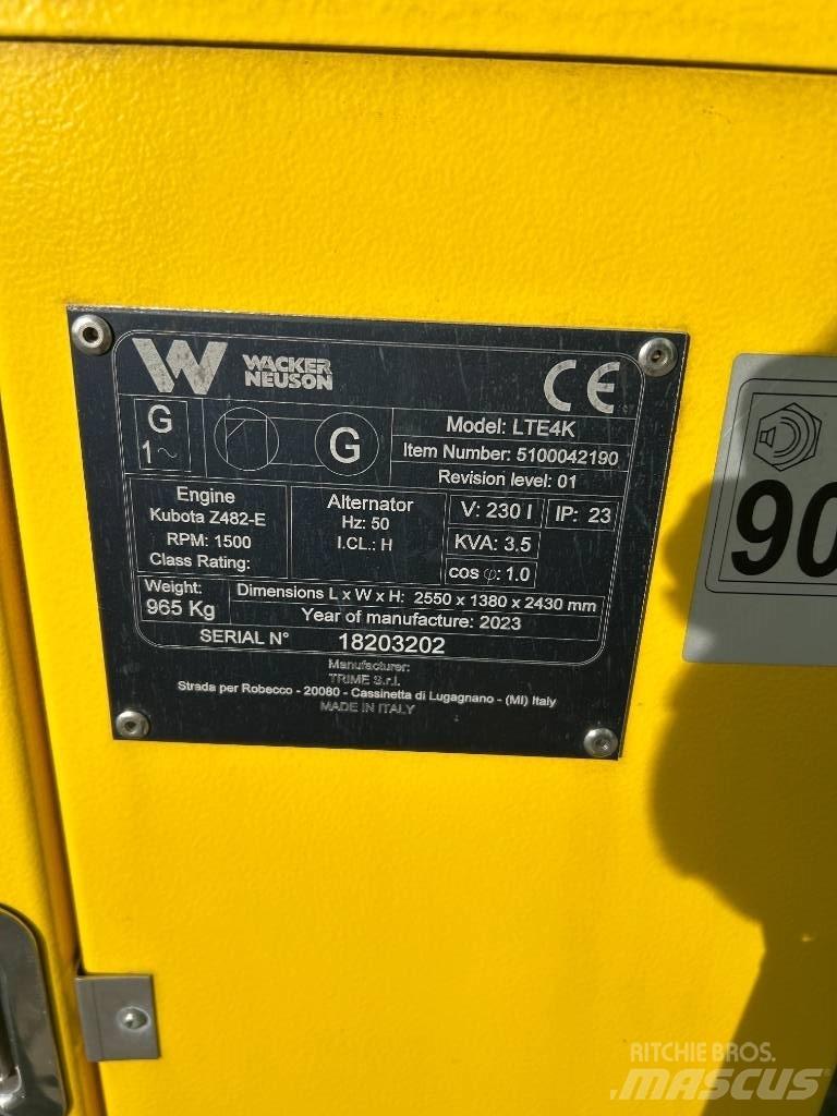 Wacker Neuson LTE4K Torres de luz