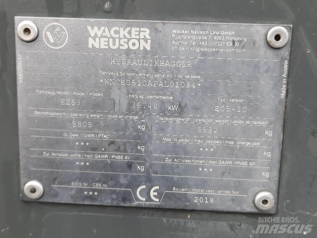 Wacker Neuson EZ 53 Miniescavadeiras